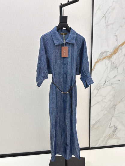 Loro 25ss linen dress