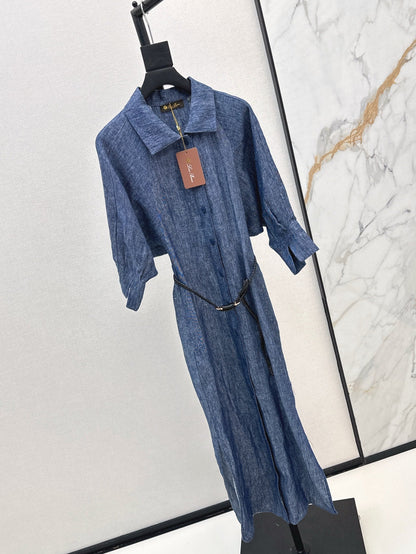 Loro 25ss linen dress