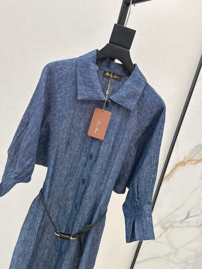 Loro 25ss linen dress