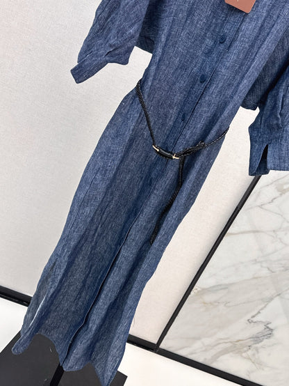 Loro 25ss linen dress