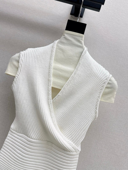 CD 25ss V-neck knit shirt