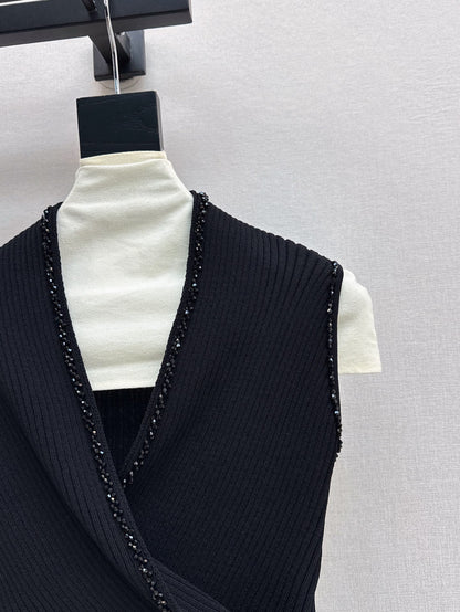 CD 25ss V-neck knit shirt