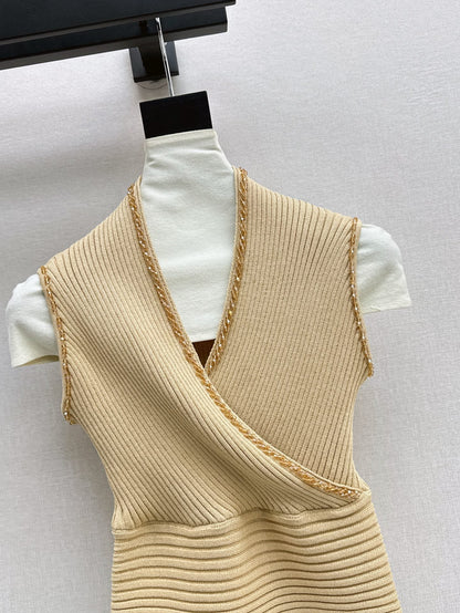 CD 25ss V-neck knit shirt
