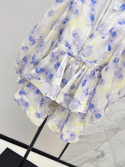 Zimm 25ss Silk dress