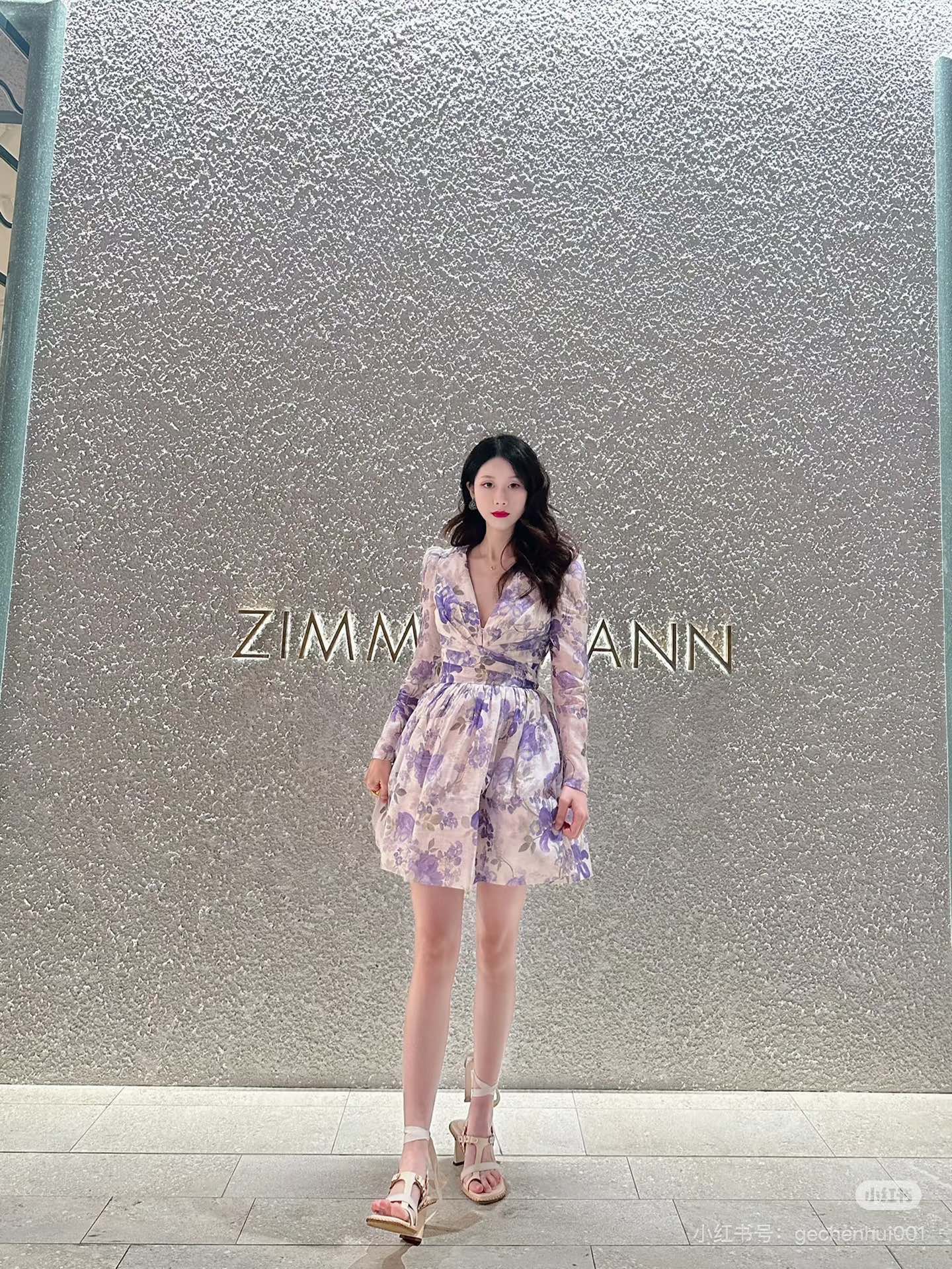 Zimm 25ss Silk dress