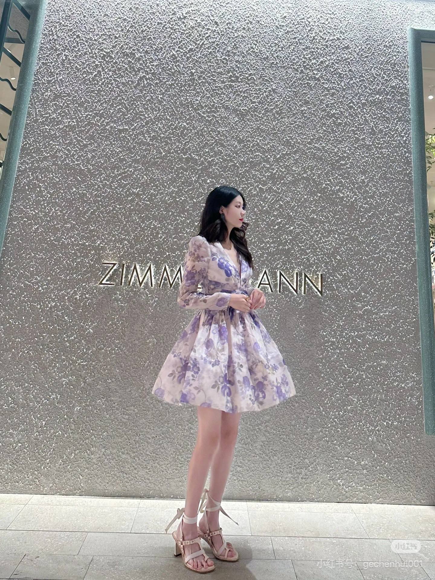 Zimm 25ss Silk dress