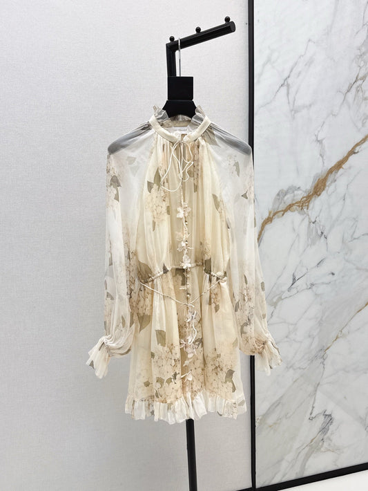 zimm 25ss print dress