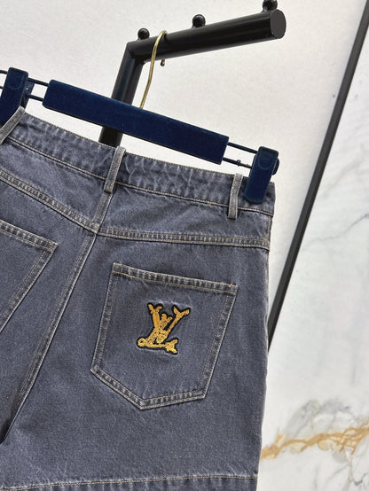 Lou 25ss embroidered short