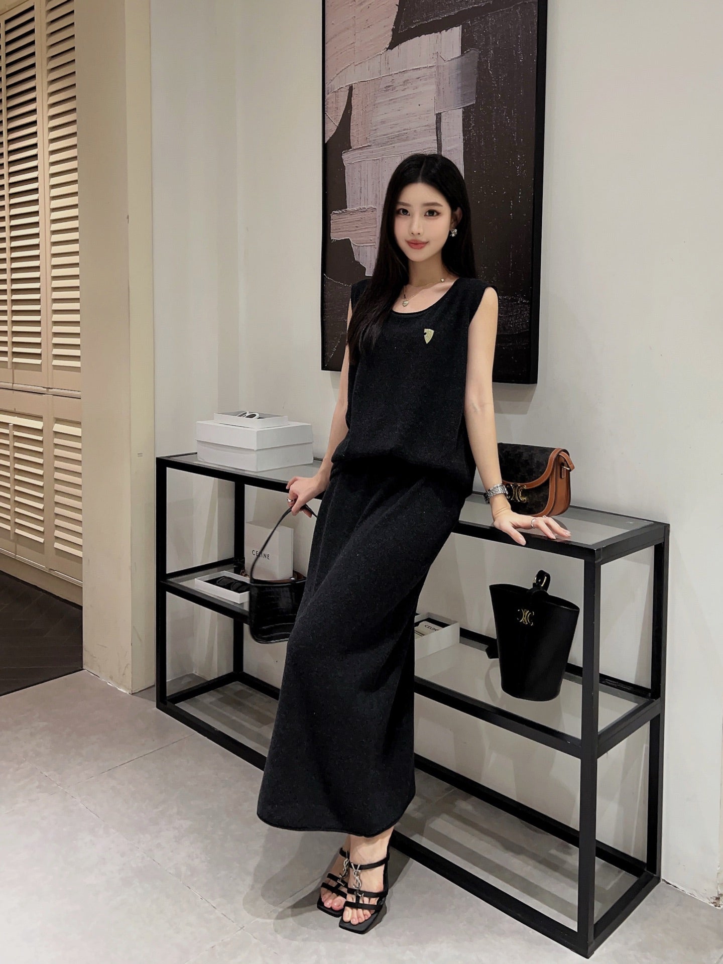 Bur 25ss knit suit