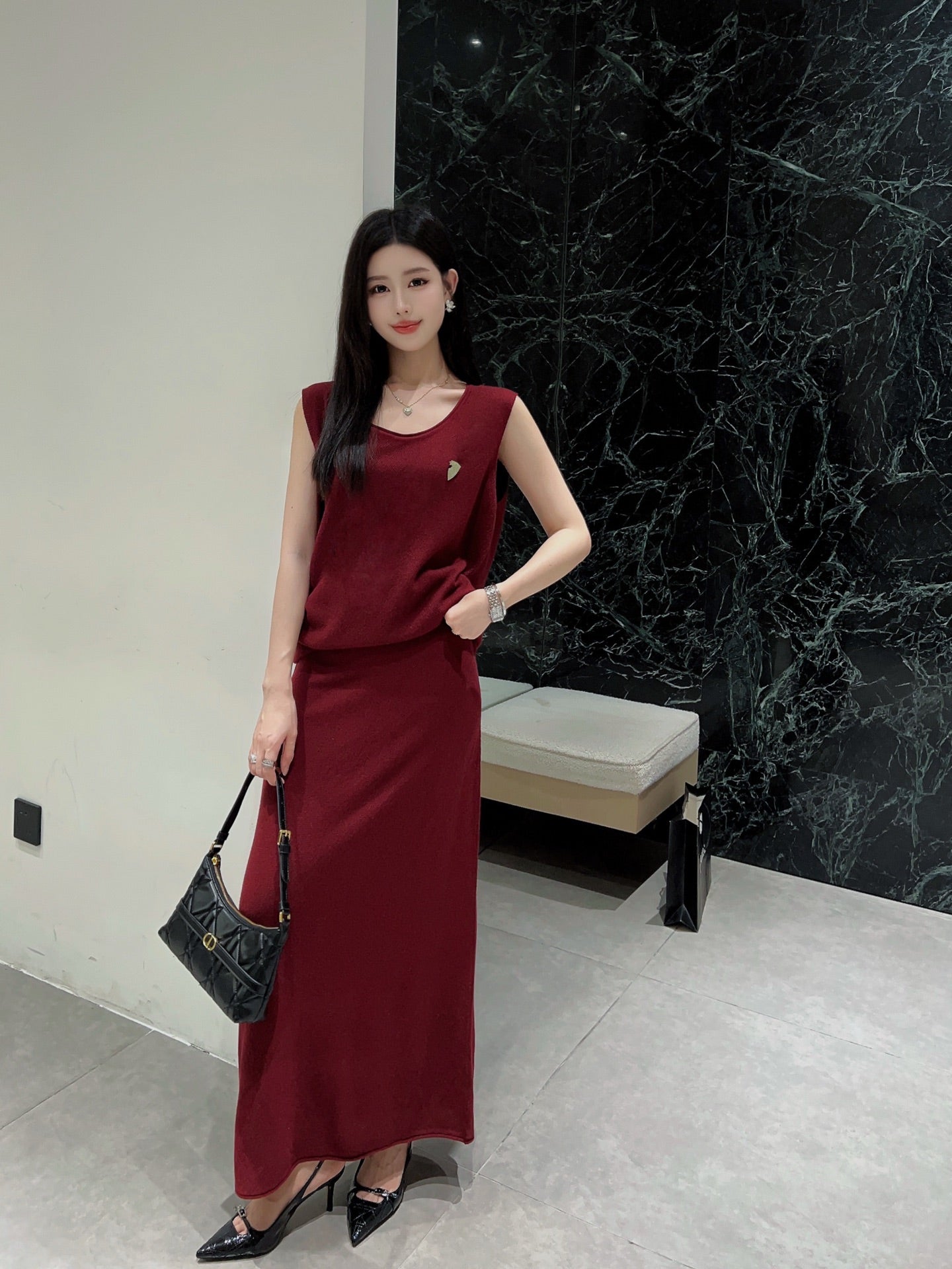 Bur 25ss knit suit
