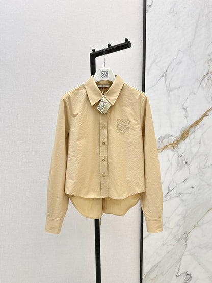 Loe 25ss embroidered shirt