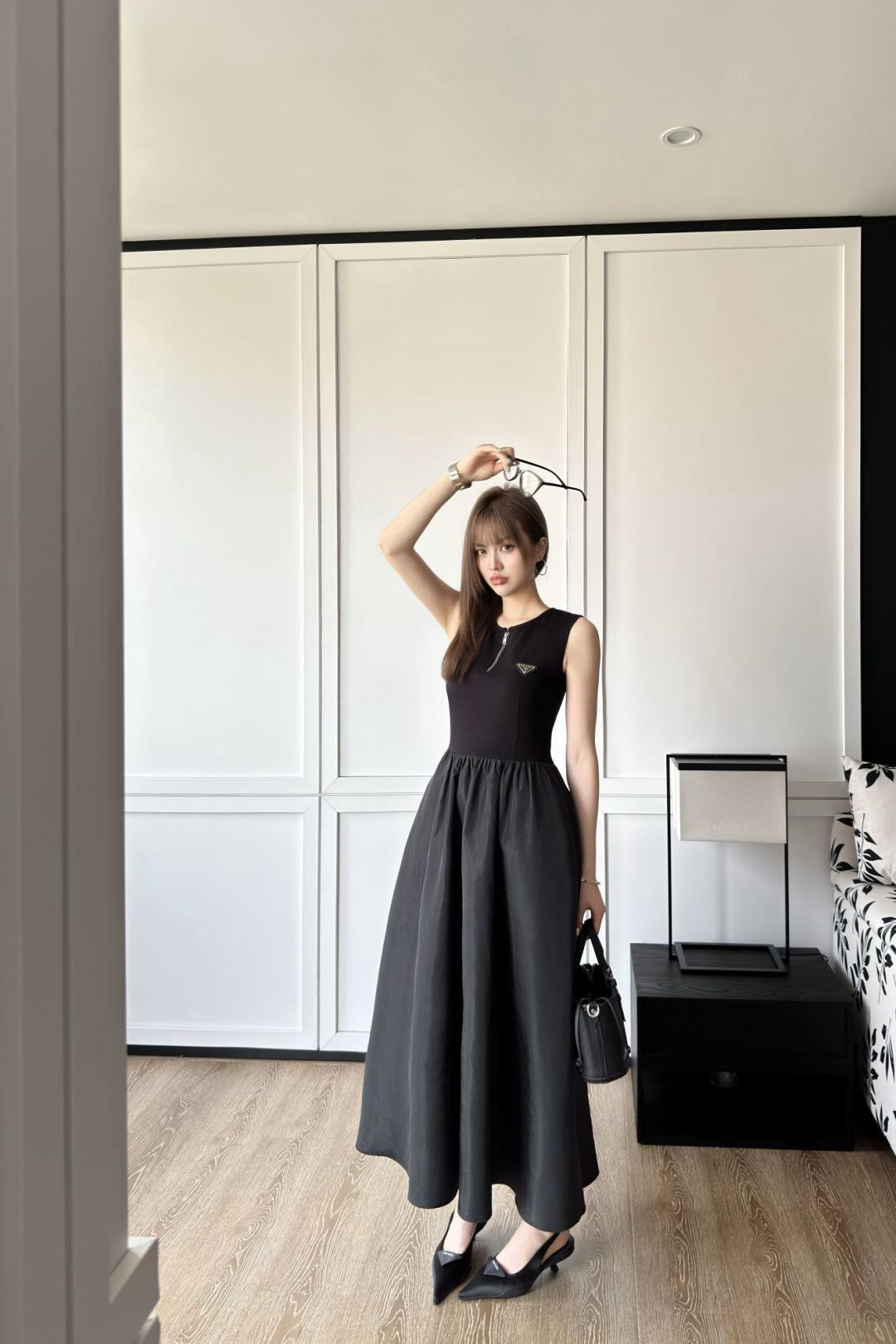 Pra 25ss spliced dress