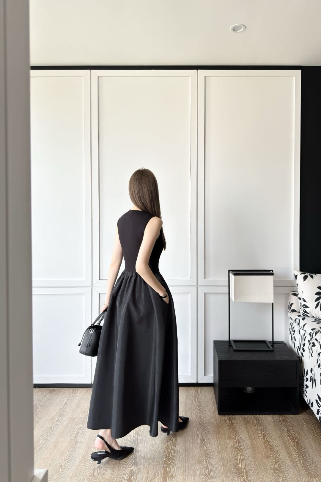 Pra 25ss spliced dress