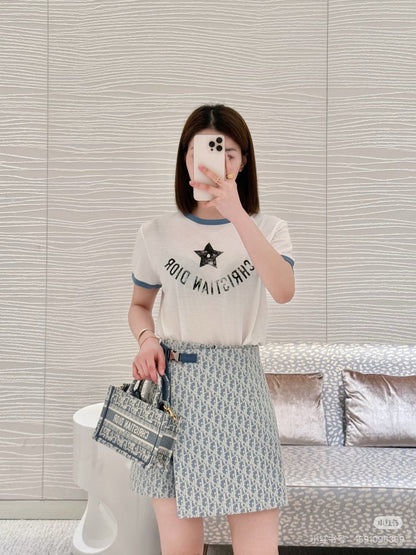 CD 25SS print t-shirt
