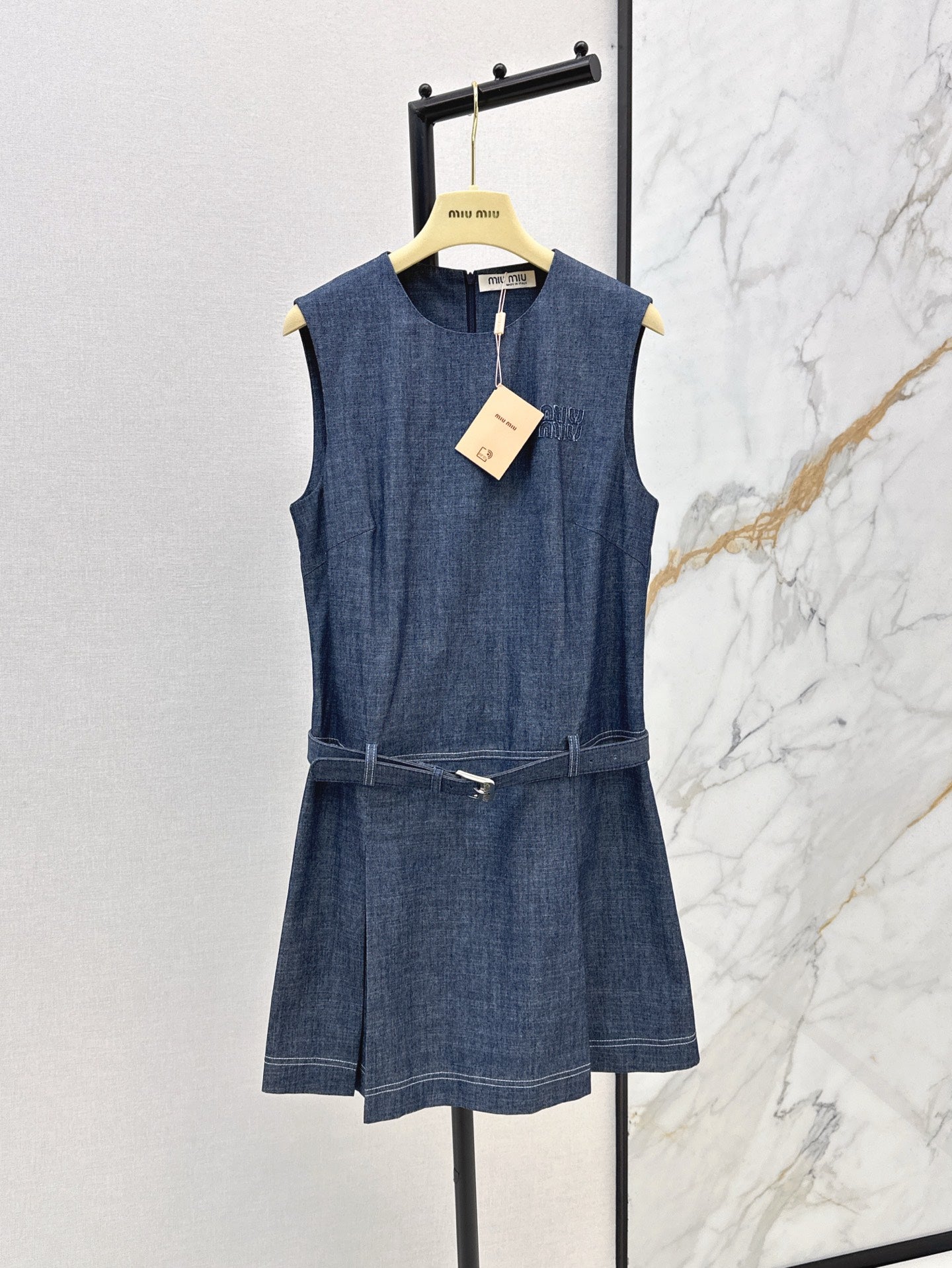Miu 25ss denim dress