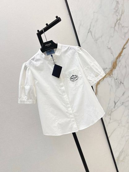 Pra 25ss embroidered shirt