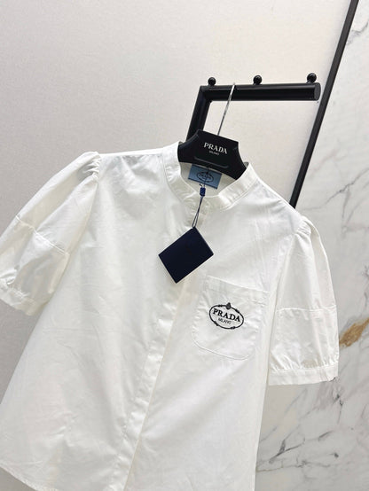 Pra 25ss embroidered shirt