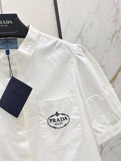 Pra 25ss embroidered shirt