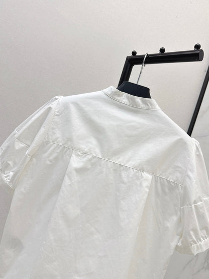 Pra 25ss embroidered shirt
