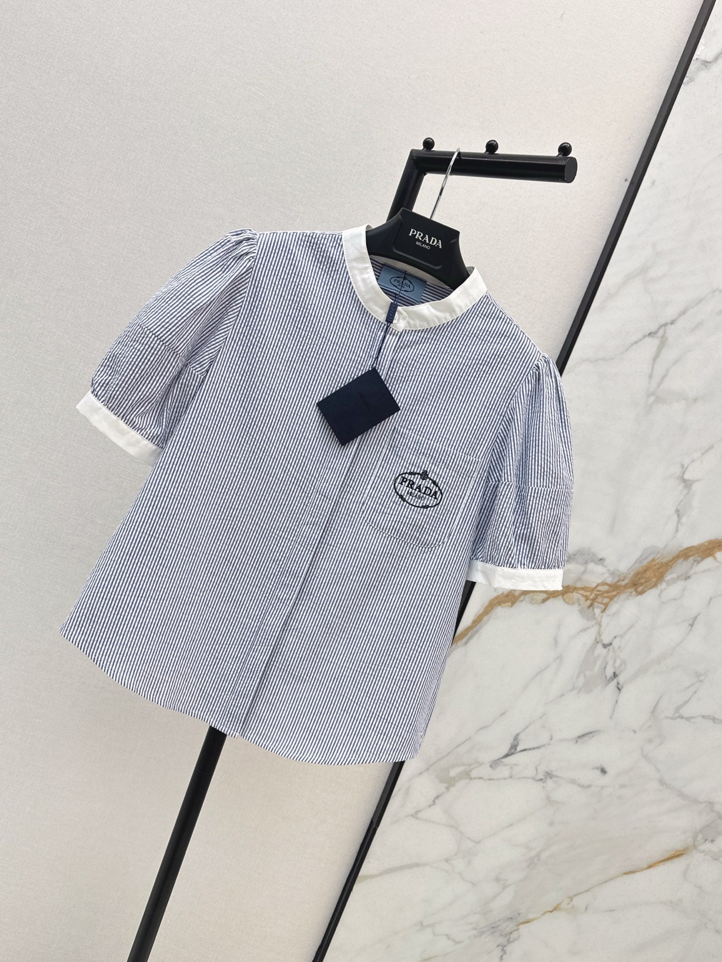 Pra 25ss embroidered shirt