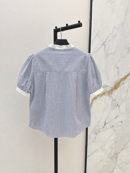 Pra 25ss embroidered shirt