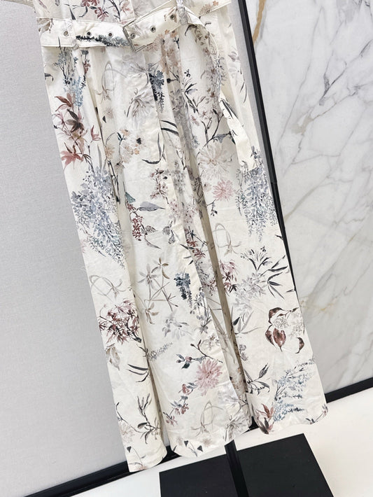 CD 25ss print shirt dress