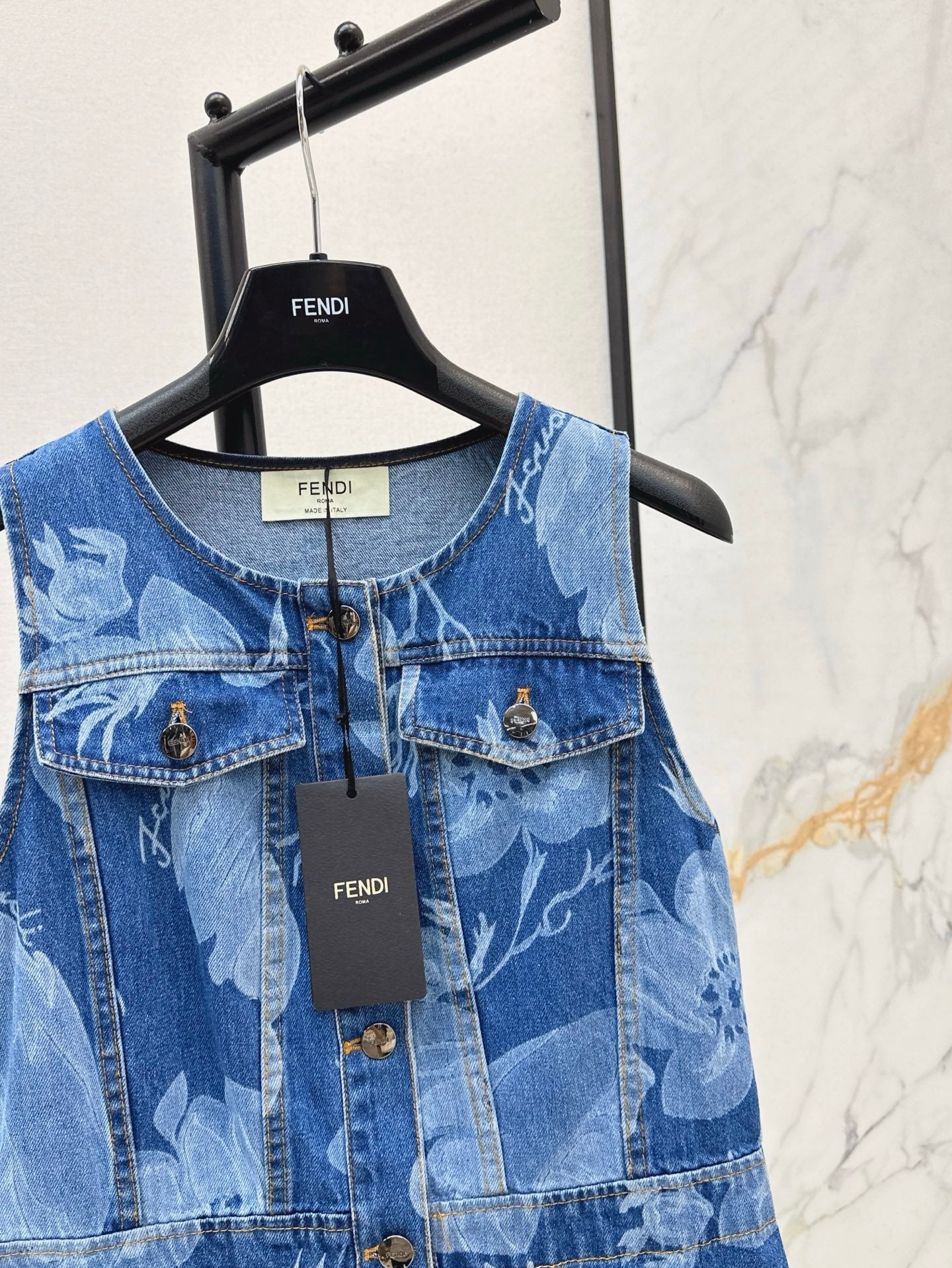 Fen 25ss denim dress
