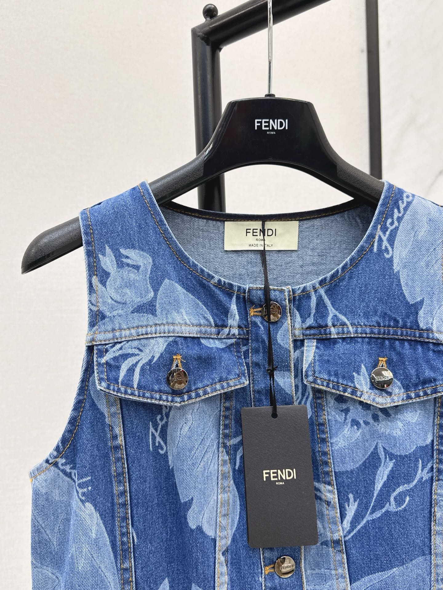 Fen 25ss denim dress