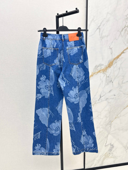 Fen 25ss print jeans