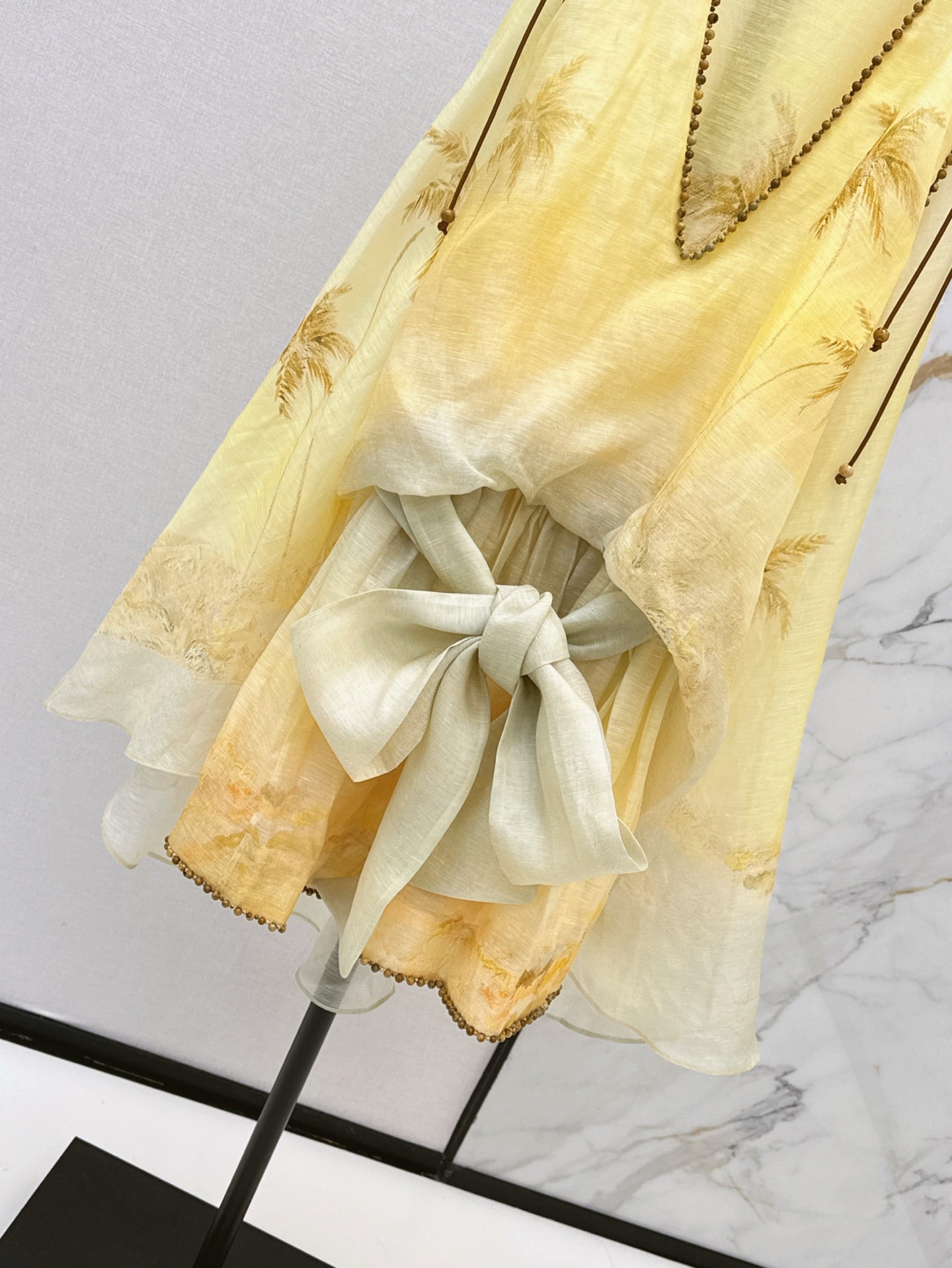 Zimm 25ss linen silk dress