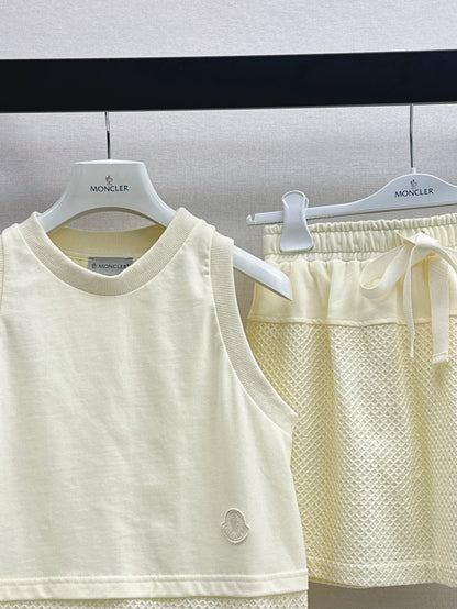 Monc 25ss vest short set