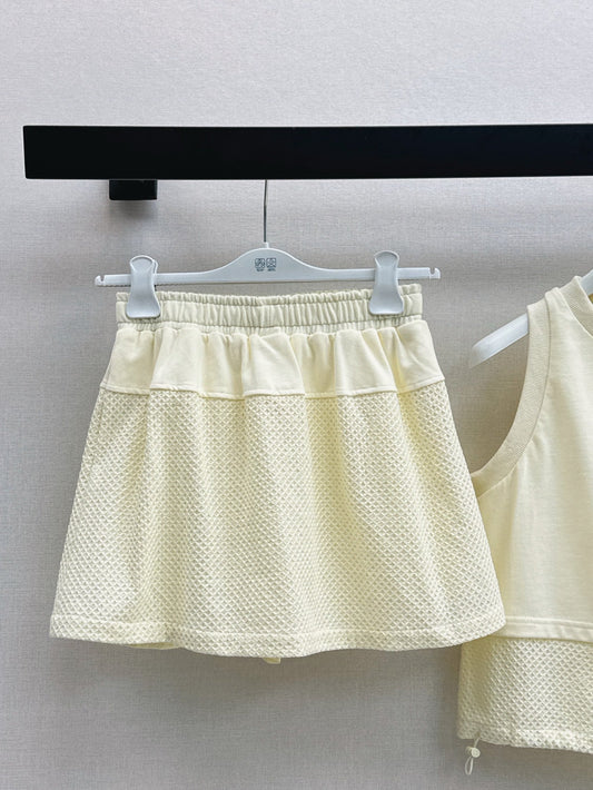Monc 25ss vest short set