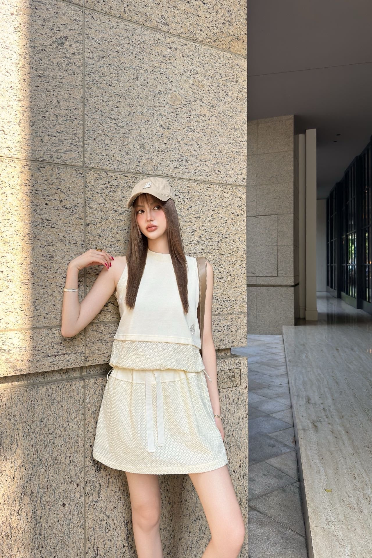 Monc 25ss vest short set