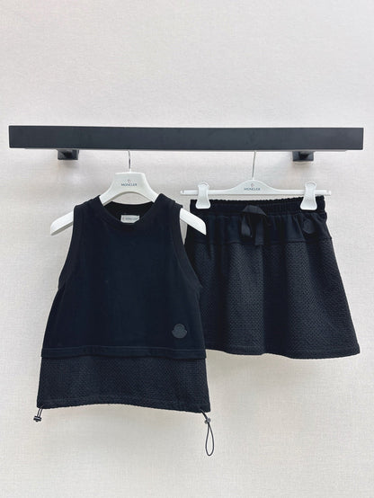 Monc 25ss vest short set