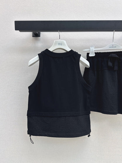 Monc 25ss vest short set