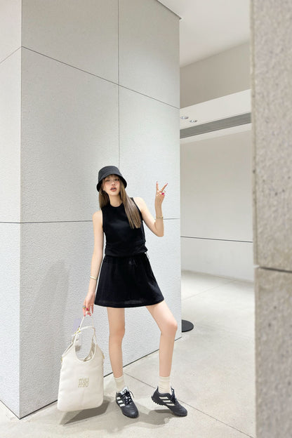 Monc 25ss vest short set