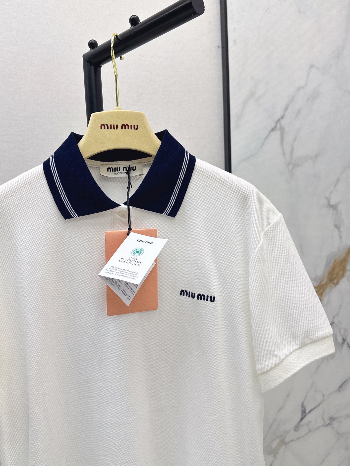 Miu 25ss polo shirt