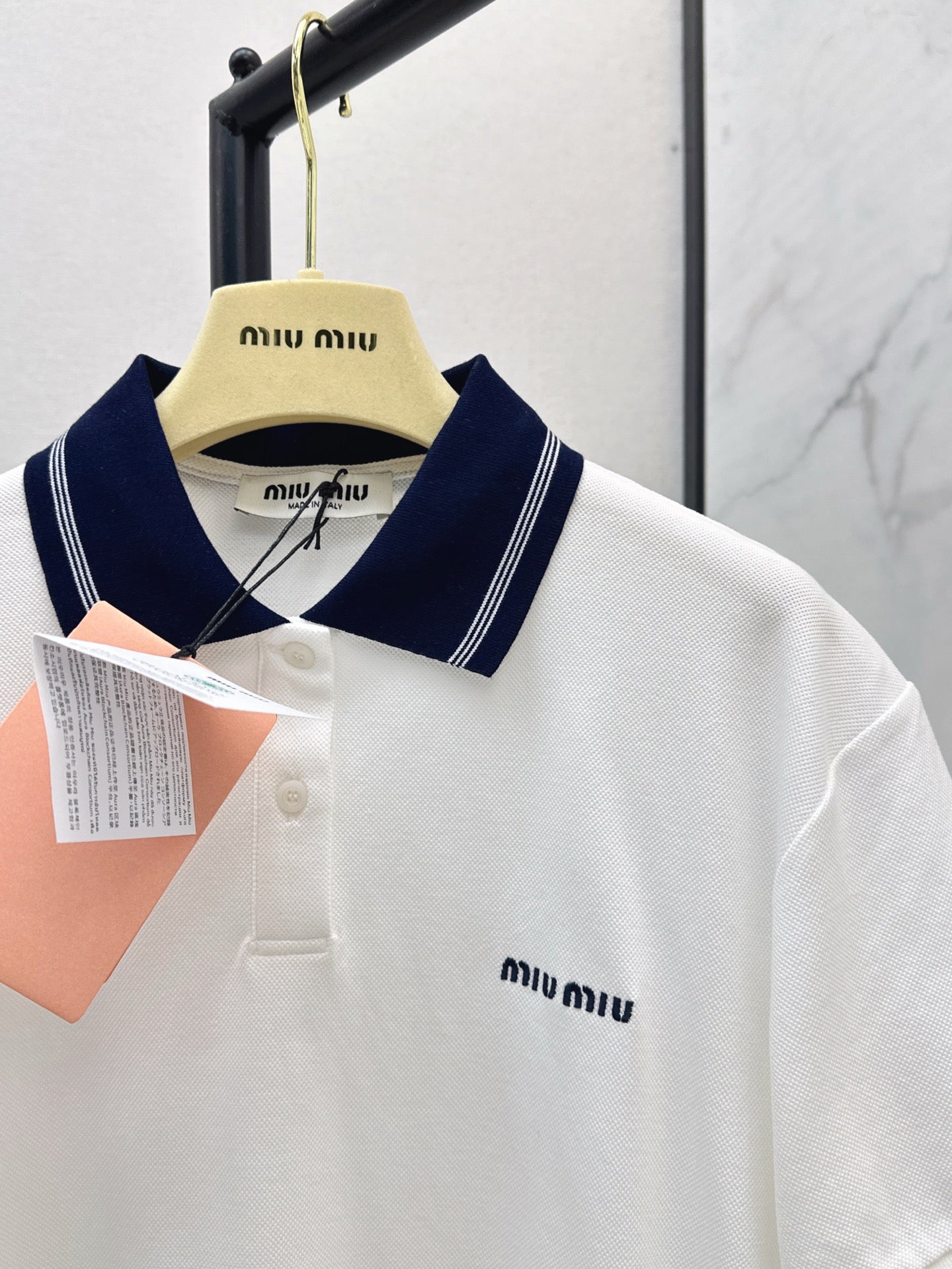 Miu 25ss polo shirt