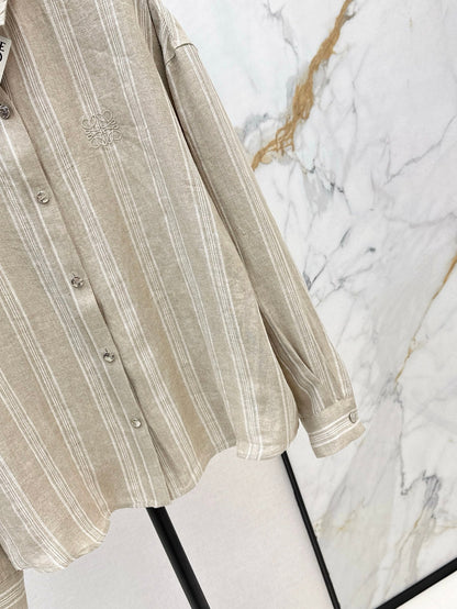 Loe 25ss linen shirt