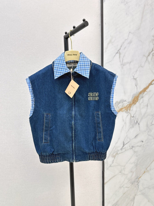 Miu 25ss denim vest