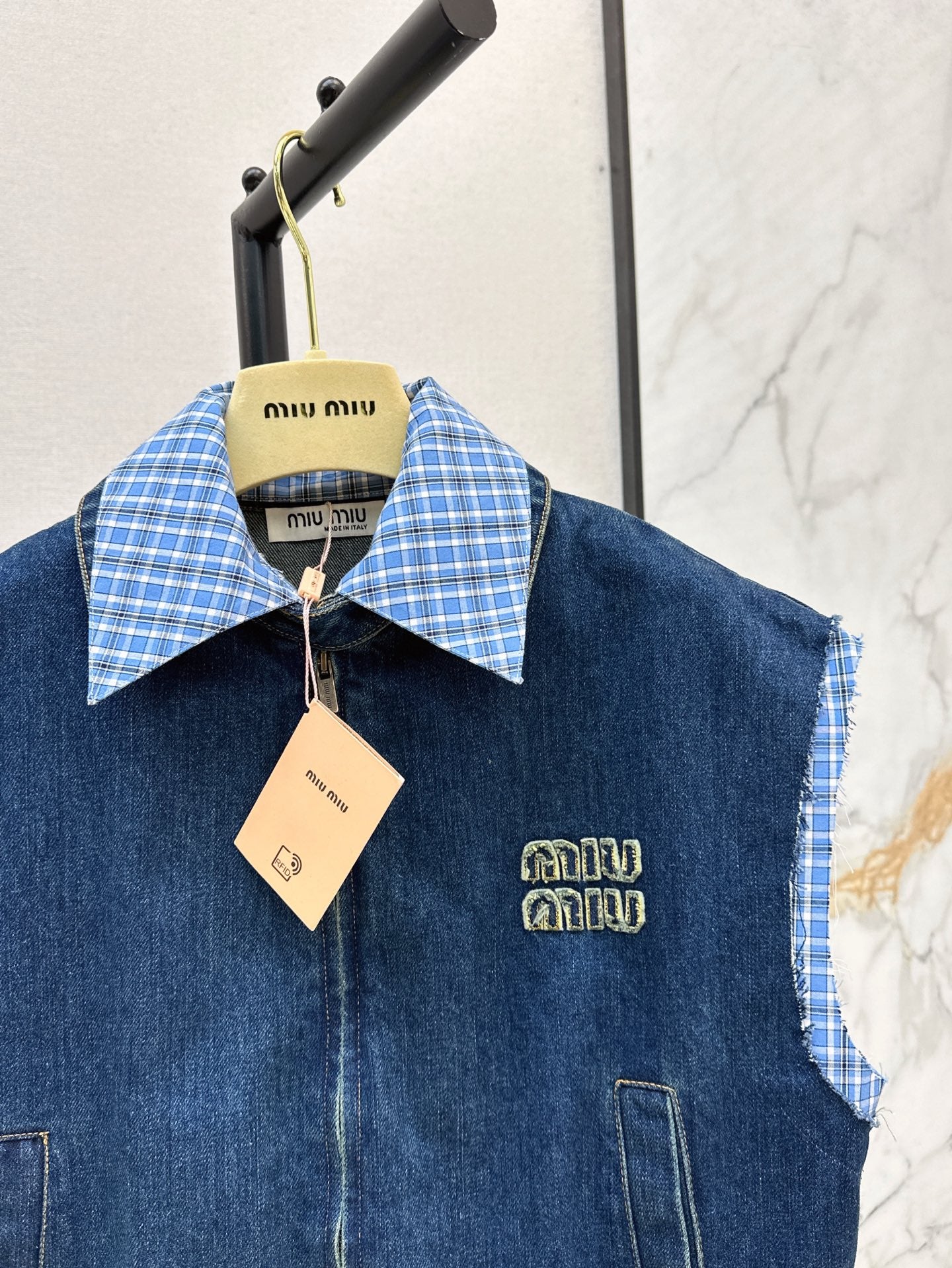 Miu 25ss denim vest