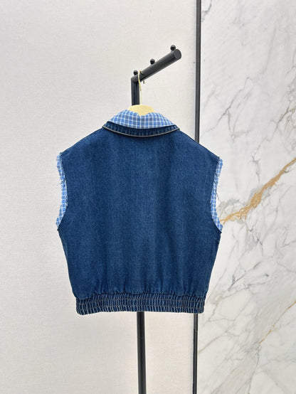 Miu 25ss denim vest