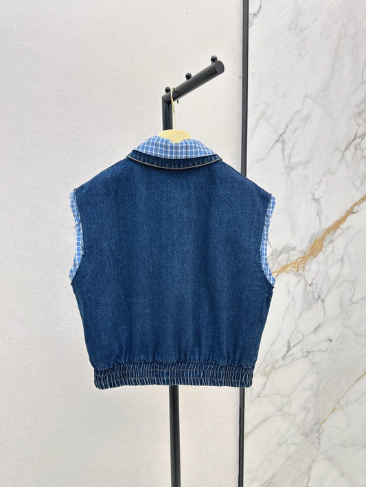 Miu 25ss denim vest