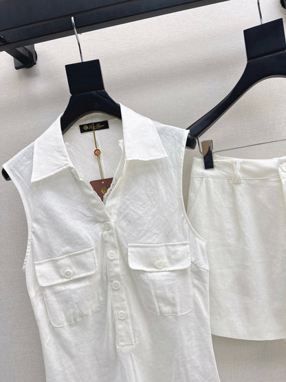 Loro 25ss linen suit