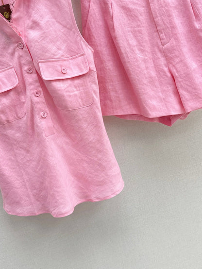 Loro 25ss linen suit