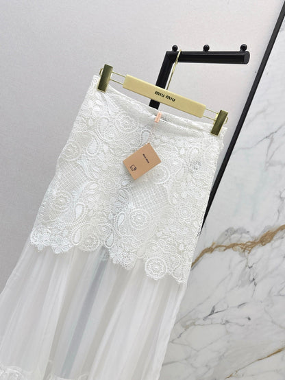 Mi 25ss lace skirt