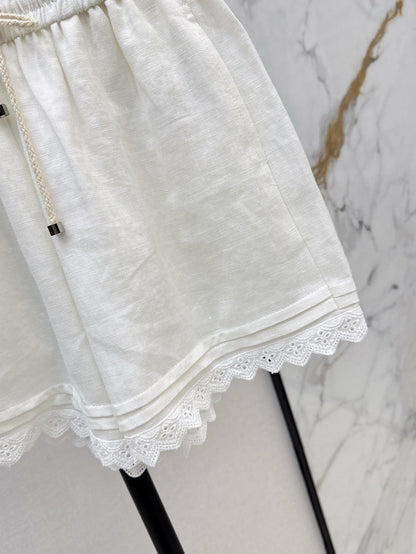Loro 25ss lace short