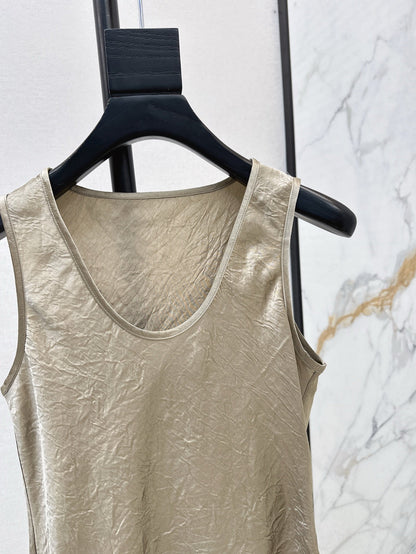 Row 25ss satin vest