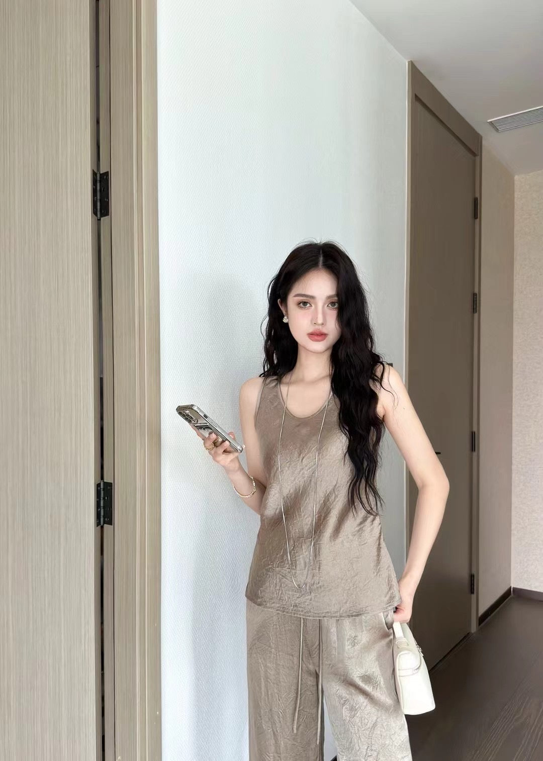 Row 25ss satin vest