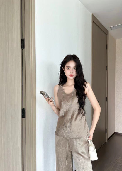 Row 25ss satin vest